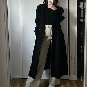 Vintage Off White Wool Missoni Wide Leg Trousers